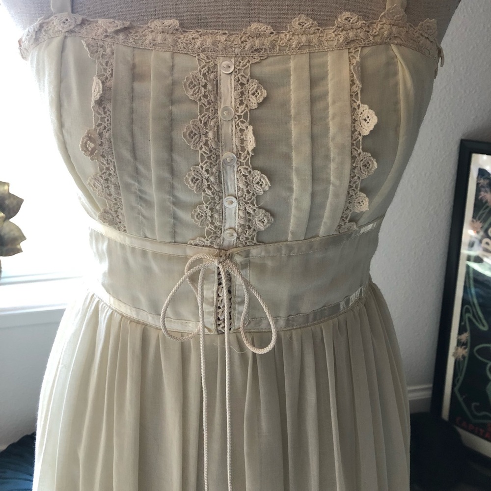 Gunne Sax Prairie dress Ivory Size 9
